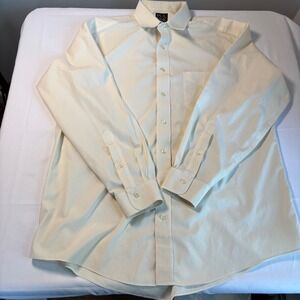 Jos A Bank Men's Travelers Collection Long Sleeve Dress Shirt 16.5-34